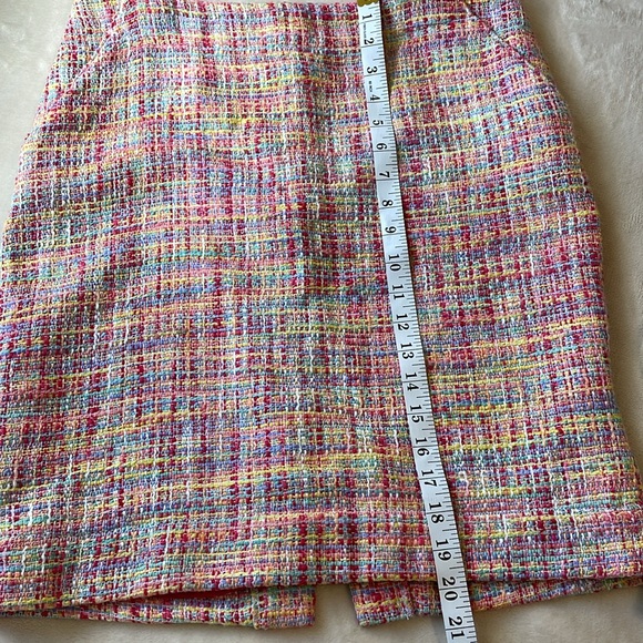 Merona Multi Coloured Tweed Pencil Skirt Size 6 - Picture 11 of 11